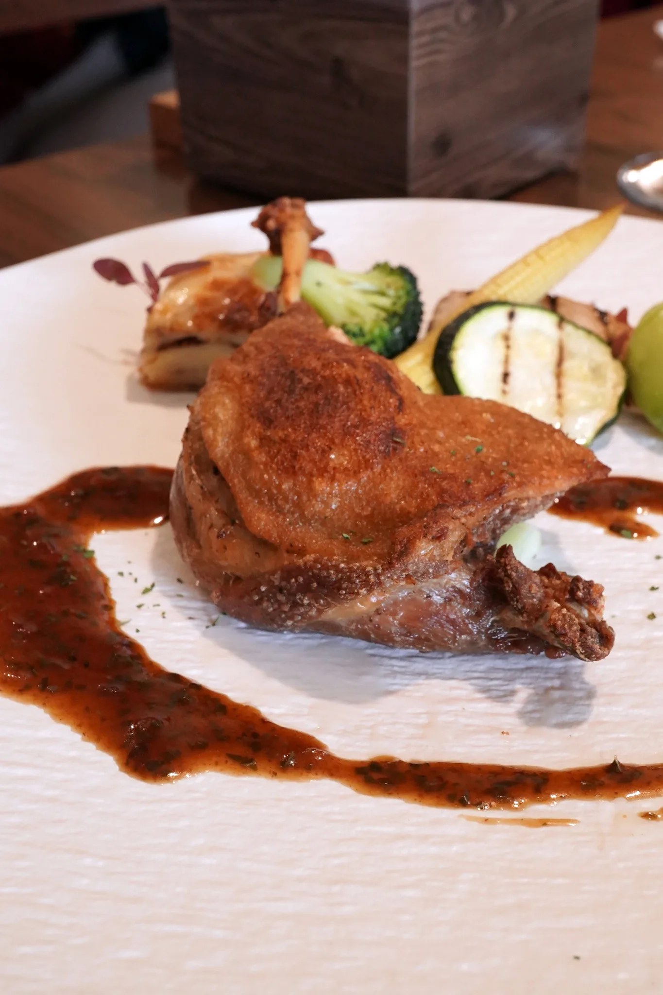 外皮酥脆、肉厚實