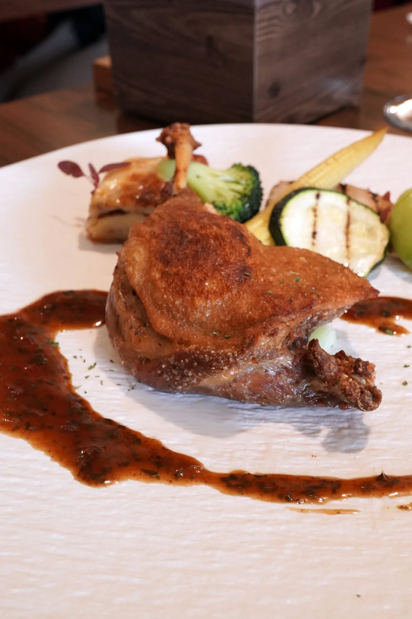 外皮酥脆、肉厚實