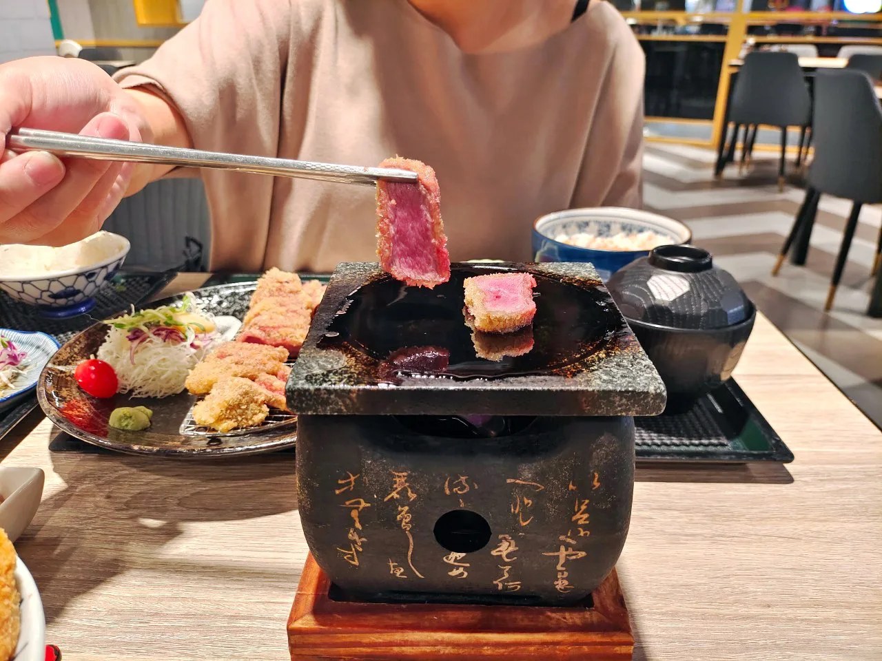 附日式小烤爐自己調熟度