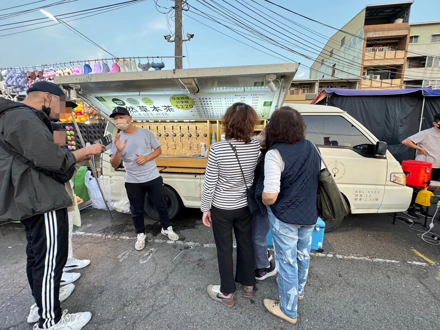 夜市攤車的菜單