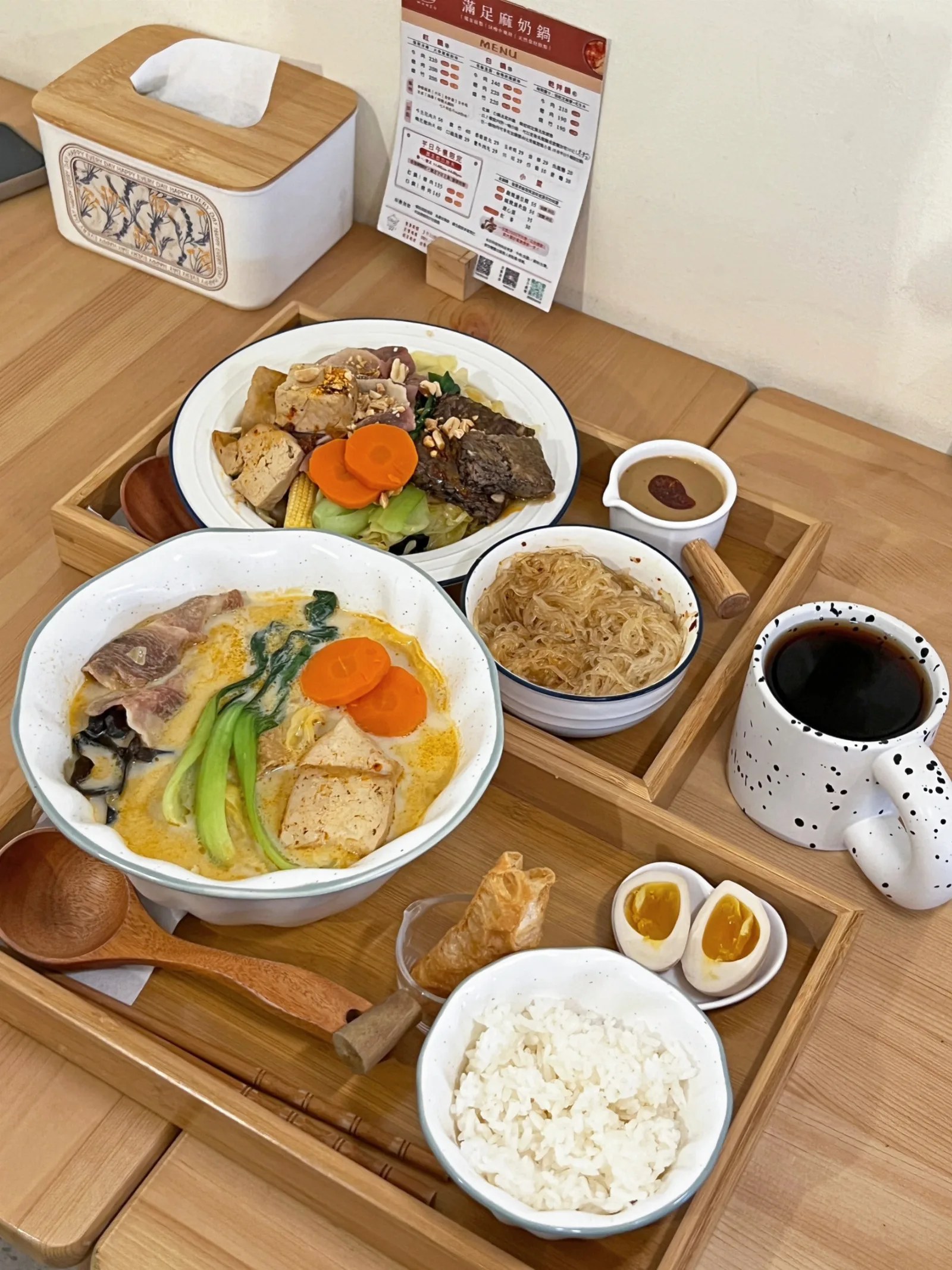 餐點上桌