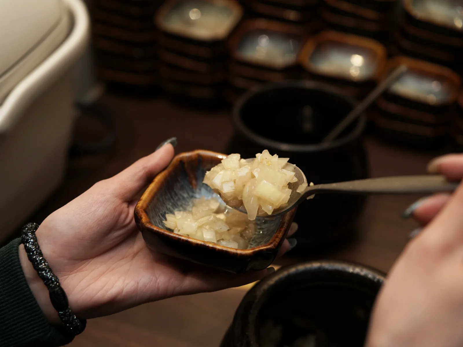 店員推薦的蔥鹽醬必拿