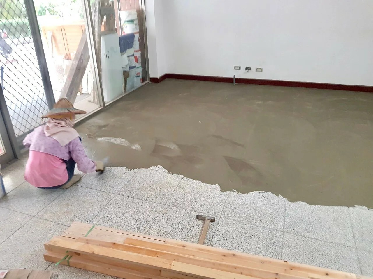 地面成形