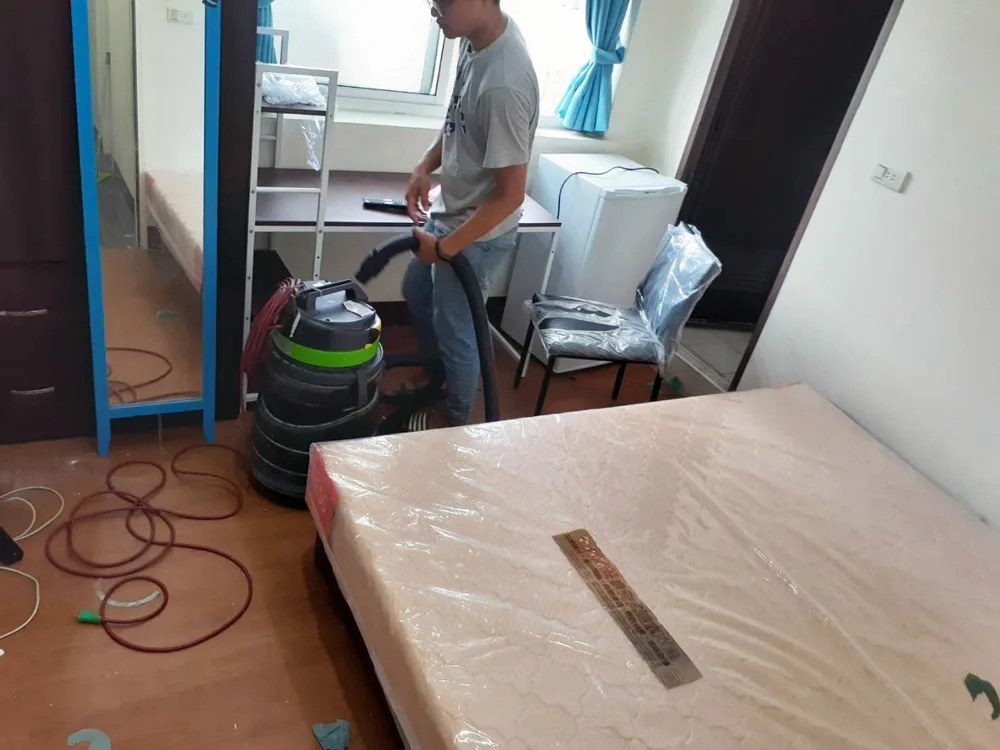 清潔完成，乾淨整齊