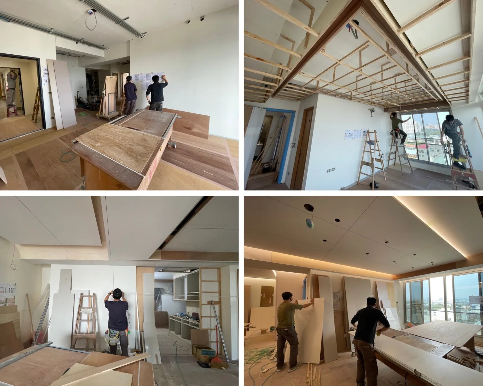 裝潢施工中