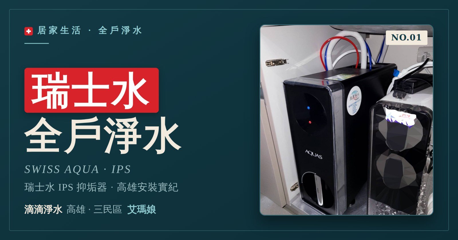 高雄全戶淨水｜瑞士水 IPS 抑垢器，把水垢擋在門口
